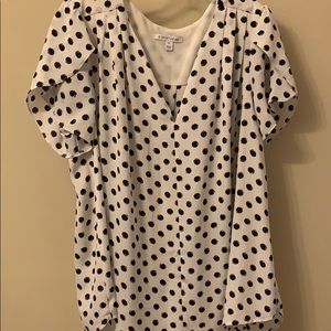 Polka dot blouse